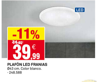 Bricoking Plafón Led Franias oferta