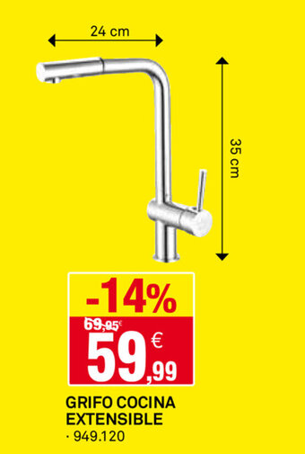 Bricoking Grifo Cocina Extensible oferta