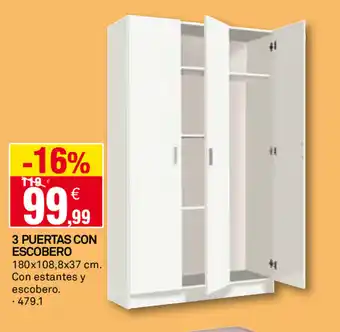 Bricoking 3 Puertas Con Escobero oferta
