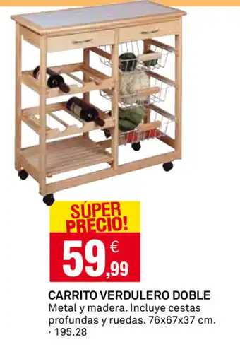 Carrito Verdulero Doble