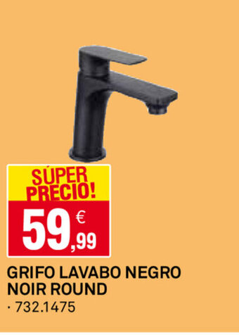Bricoking Grifo Lavabo Negro Noir Round oferta