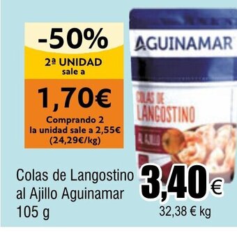 FROIZ Colas de Langostino al Ajillo AGUINAMAR oferta