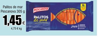 FROIZ Palitos de mar Pescanova 305 g oferta