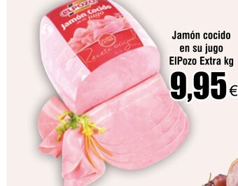 FROIZ Jamón cocido en su jugo ElPozo Extra kg oferta