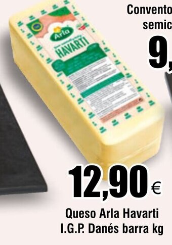 FROIZ Queso Arla Havarti I.G.P. Danés barra kg oferta