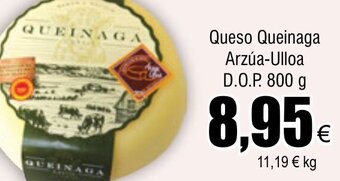 FROIZ Queso Queinaga Arzúa-Ulloa D.O.P. 800 g oferta