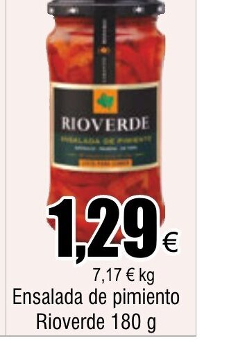 FROIZ Ensalada de pimiento Rioverde 180 g oferta