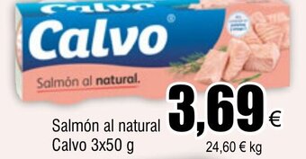 FROIZ Salmón al natural Calvo 3x50 g oferta