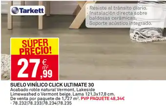 Bricoking Suelo Vinílico Click Ultimate 30 oferta