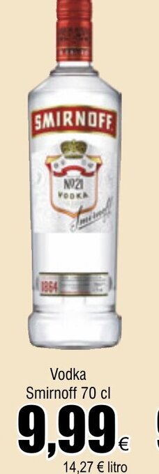 FROIZ Vodka Smirnoff 70 cl oferta