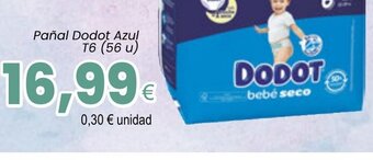 FROIZ Pañal Dodot Azul T6 (56 u) oferta