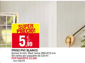 Bricoking Friso PVC Blanco oferta