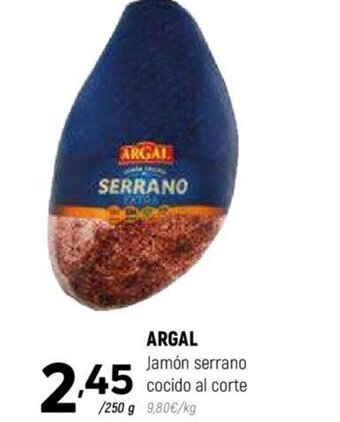 Coviran ARGAL Jamón serrano cocido al corte oferta