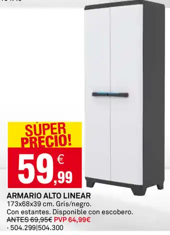 Bricoking Armario Alto Linear oferta
