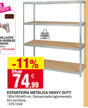 Bricoking Estantería Metálica Heavy Duty oferta