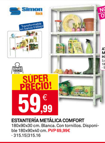 Bricoking Estantería Metálica Comfort oferta