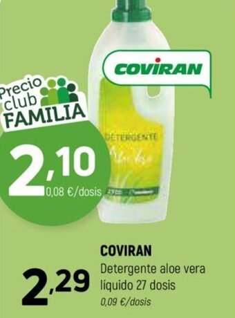 Coviran COVIRAN Detergente aloe vera líquido 27 dosis oferta