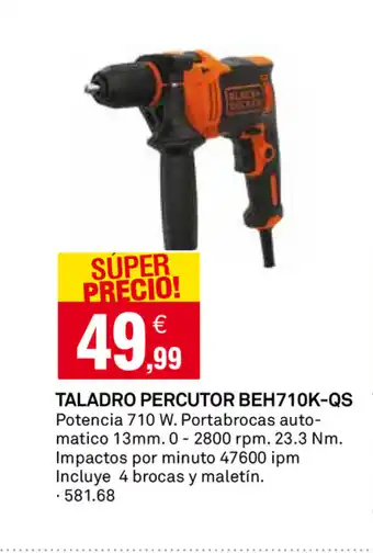 Bricoking Taladro Percutor BEH710K-QS oferta
