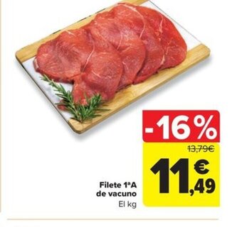 Carrefour Filete 1ºA de vacuno oferta
