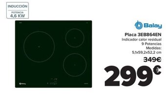 Carrefour Placa 3EB864EN oferta