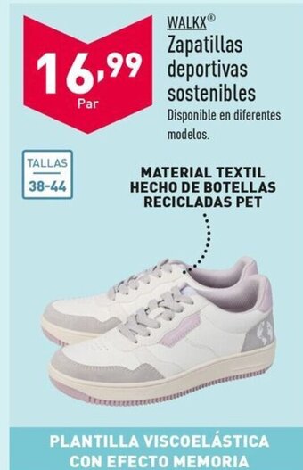 ALDI WALKX Zapatillas deportivas sostenibles oferta