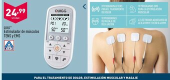 ALDI QUIGG Estimulador de músculos TENS y EMS oferta