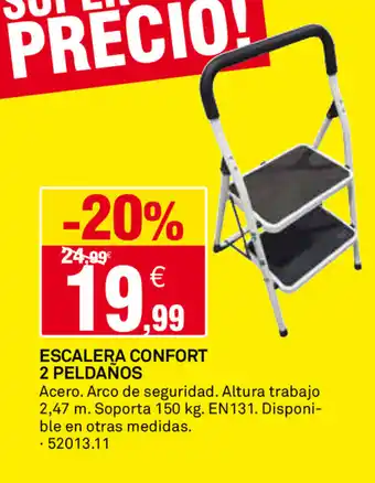 Bricoking Escalera Confort 2 Peldaños oferta