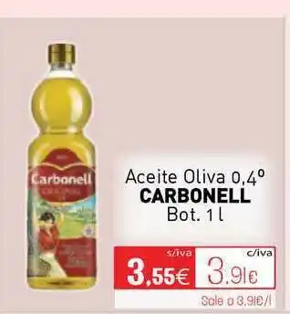 Cuevas Cash Carbonell Aceite Oliva 0.4° 1L oferta