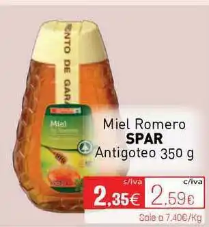 Cuevas Cash Spar Miel Romero Antigoteo 350g oferta