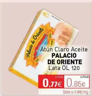 Cuevas Cash Palacio De Oriente Atún Claro Aceite 120 oferta
