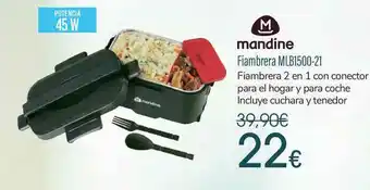 Carrefour Mandine Fiambrera MLB1500-21 oferta