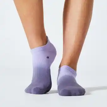 Decathlon Calcetines fitness invisibles tobilleros algodón domyos lavanda oferta