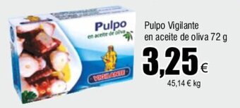 FROIZ Pulpo Vigilante en aceite de oliva 72 g oferta