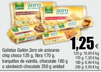 FROIZ Galletas Gullón Zero sin azúcares oferta