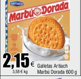 FROIZ Galletas Artiach Marbú Dorada 600 g oferta