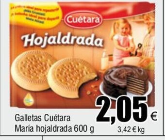 FROIZ Galletas Cuétara María hojaldrada 600 g oferta
