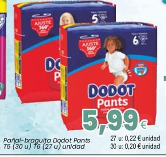 FROIZ Pañal-braguita Dodot Pants oferta