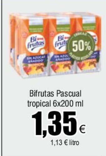 FROIZ Bifrutas Pascual tropical 6x200 ml oferta
