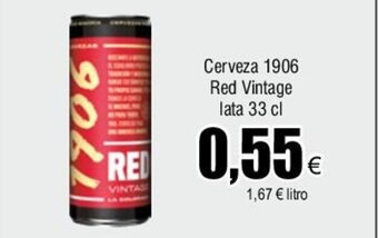 FROIZ Cerveza 1906 Red Vintage lata 33 cl oferta