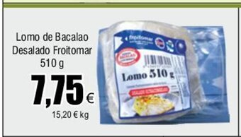 FROIZ Lomo de Bacalao Desalado Froitomar 510 g oferta