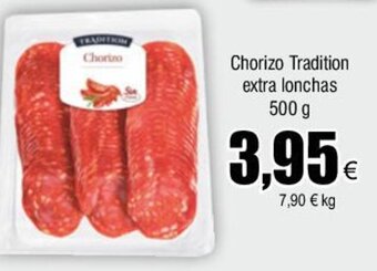 FROIZ Chorizo Tradition extra lonchas 500 g oferta