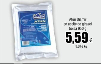 FROIZ Atún Diamir en aceite de girasol bolsa 950 g oferta