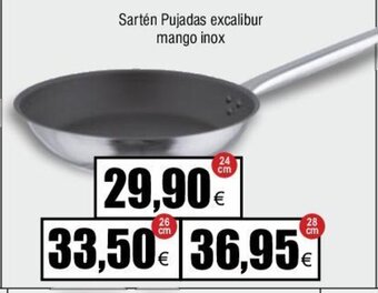 FROIZ Sartén Pujadas excalibur mango inox oferta