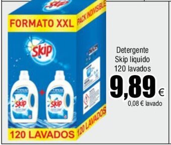 FROIZ Detergente Skip líquido 120 lavados oferta