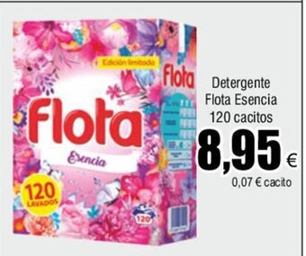 FROIZ Detergente Flota Esencia 120 cacitos oferta
