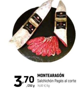 Coviran MONTEARAGÓN Salchichón Pagés al corte oferta