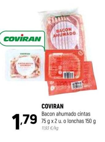 Coviran COVIRAN Bacon ahumado cintas oferta
