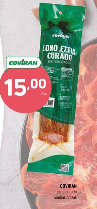 Coviran COVIRAN Lomo curado medias piezas oferta