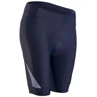 Decathlon Culotte ciclismo corto mujer sin tirantes rc500 azul marino lavanda oferta