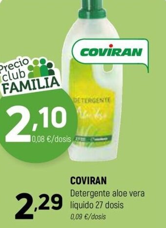 Coviran COVIRAN Detergente aloe vera liquido 27 dosis oferta